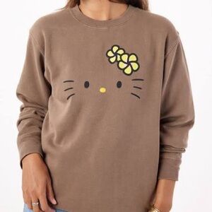 Aloha Collection Hello Kitty Mocha Crew Neck